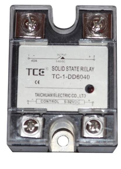 Relé Stykač SSR 40A DC-DC 5-32VDC /5-60VDC (TC-1-DD6040 )