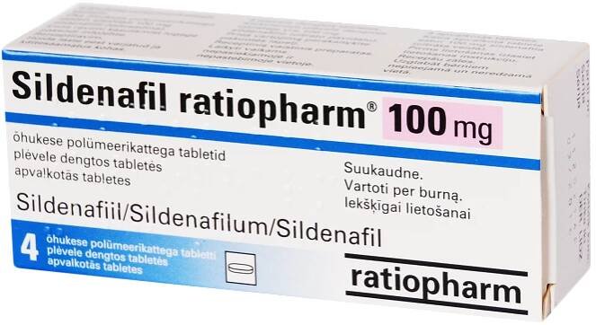 Sildenafil ratiopharm 25mg — s pojištěním přes internet