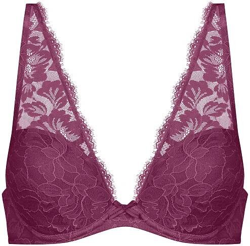 Reggiseno triangolo forma foular 74229 1125 bordò