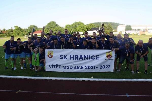 Fotografie ze zápasu mezi celky SK Hranice a SFK ELKO Holešov