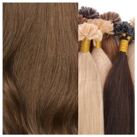 Vlasy pro metodu keratin, barva blond světlá - délka vlasů 45-50 cm. - VLASY.COM