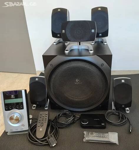 Repro Logitech Z-5500 (500W, THX, DTS)+Audio karta
