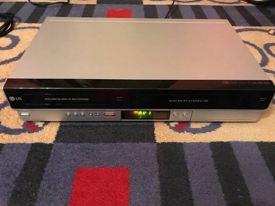 Combo VHS a DVD rekordér LG RC278, digitalizace VHS kazet, s DO