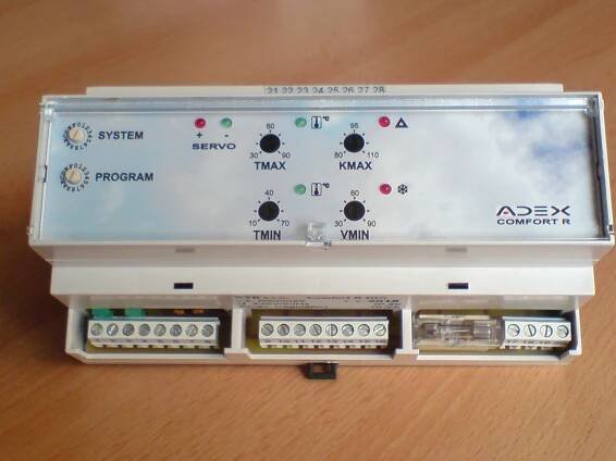 Regulátor ADEX Comfort R DIN - Kotle SLOKOV kovo a.s.