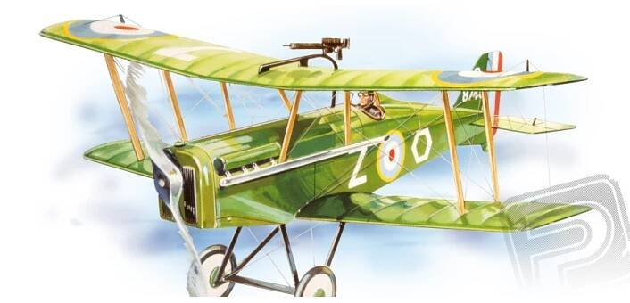 British SE5A laser. vyřezávaný 610mm | Kostka model centrum 