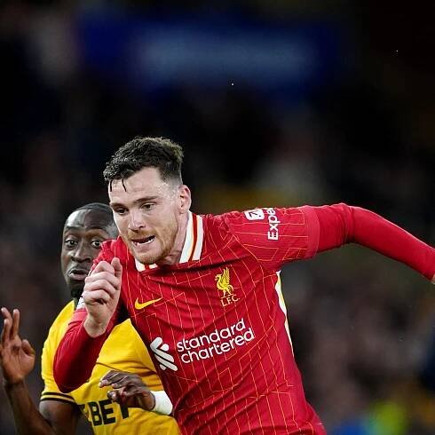 Arne Slot expects Liverpool’s Andrew Robertson to be back in training on Monday