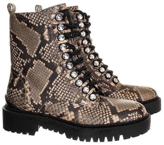 Guess dámské boty Oxana Bootie s hadím vzorem