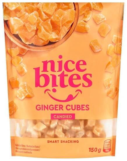 Nice Bites Sušený zázvor kandovaný 150g