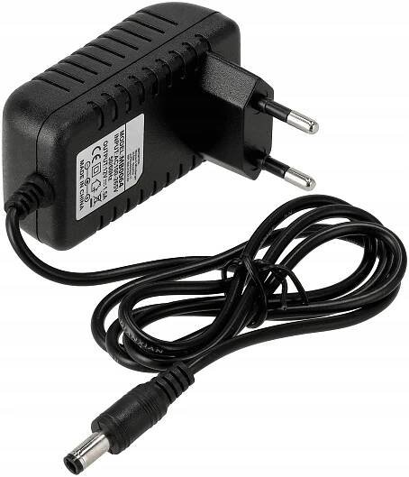 Síťový napájecí adaptér pro kameru 12V 1.5A 18W, kabel se zástrčkou 5,5x2,5 mm