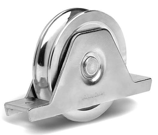 Obrázek produktu Kladka 100 mm 1027 PSO spodní pojezdová Silver zinc Rolling Center