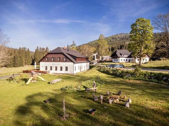 Hotel Dvůr Lískový vrch Strazny Exteriér fotografie