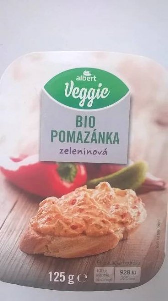Podrobné informace o potravině Bio pomazánka zeleninová