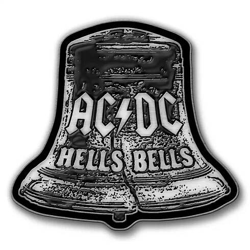 AC/DC: Placka Hells Bells Ocel Merch