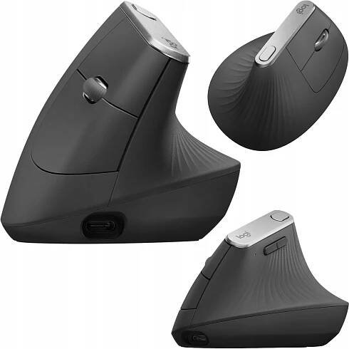 LOGITECH MX Vertical Advanced Ergo Graphite MYŠ
