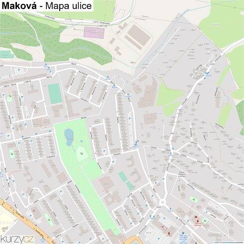 Maková - mapy | Kurzy.cz