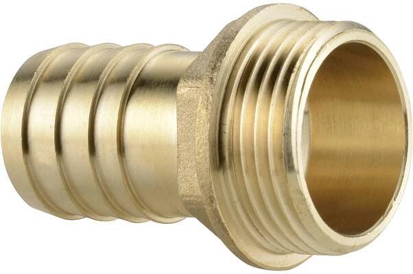 Ebara 6000000063 mosaz hadicová přípojka 33,25 mm (1") vnější závit, 25 mm (1") Ø