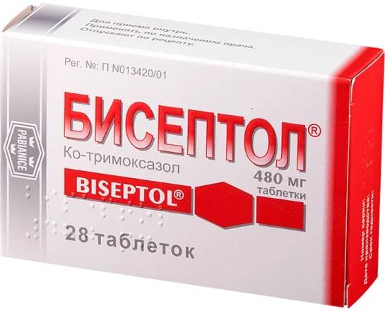 Biseptol tabs 480mg #28