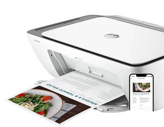 HP All-in-One Deskjet 2810e HP+ White (A4, 7, 5/5, 5 ppm, USB, Wi-Fi, BT, Print, Scan, Copy)