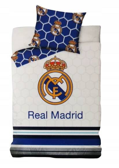 Povlečení REAL MADRID Sada povlečení 160 x 200 cm + 70 x 80 cm 100% Bavlna LICENCE