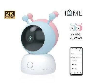iGET HOME Camera CS2 Baby - bezdrátová kamerová 2K chůvička, 2 obaly v balení, detekce pláče CS2 BABY