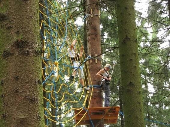 Adventure Park Lipno Lanový park Zábavní park v Černé v Pošumaví