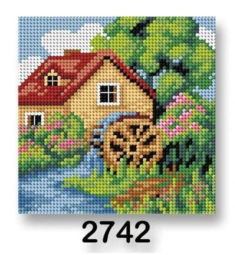 VTC Vyšívací předloha 70244 2742 krajinka jaro zelená 15x15cm od 94 Kč - Heureka.cz