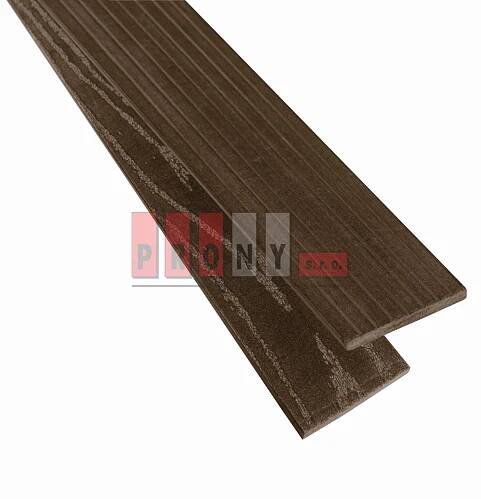 Kompozitní WPC terasová krycí "plochá" lišta PRW 70x11 mm
