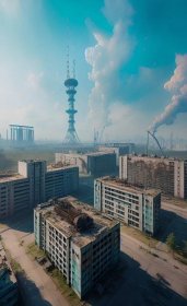 Pripjať a Černobyl – AI ART – Infoek.cz