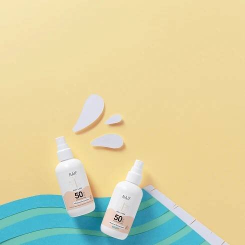 Naif Baby & Kids Mineral Sunscreen SPF 50 ochranný sprej na opalování pro děti
