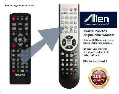Dálkový ovladač ALIEN STB SENCOR SDB 5104TD