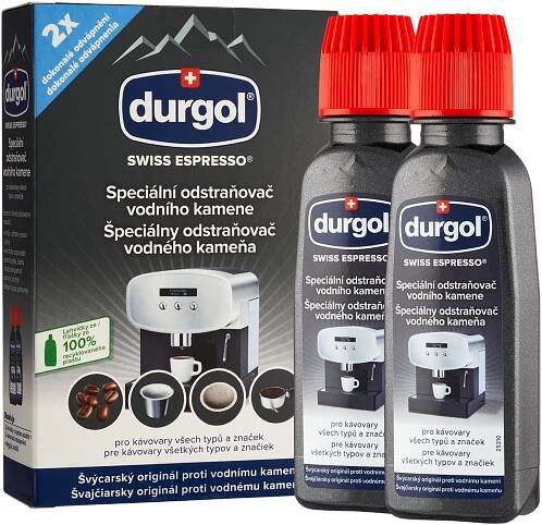 Durgol Swiss Espresso Tchibo Caffisimo odvápňovací prostředek 2 x 125 ml