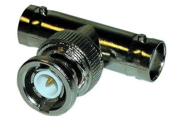 SEZAM.CZ s.r.o. - ELEKTROTECHNIKA: BNC-T - T adaptér 1x samec/2x samice F/M/F