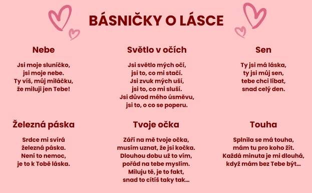 básničky o lásce