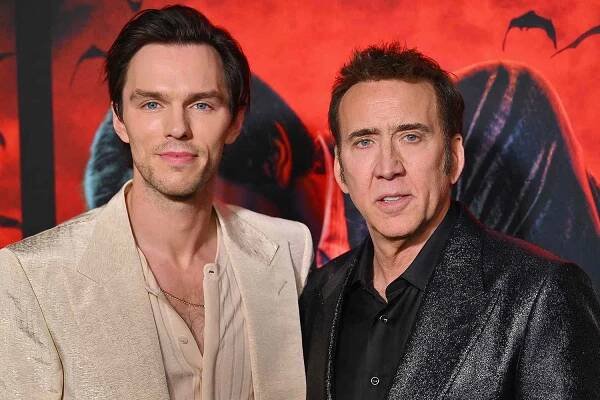 Nicholas Hoult Calls Seeing Nicolas Cage as Dracula on Set 'One of the Most Bizarre Scenarios of My Life'