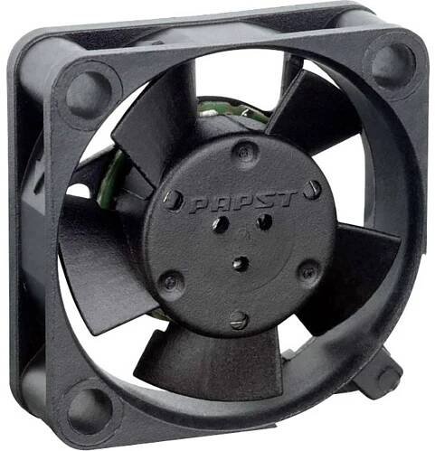 PC ventilátor EBM Papst 252 N axiální ventilátor, 12 V/DC, 3.4 m³/h, (d x š x v) 25 x 25 x 8 mm, 9290904203