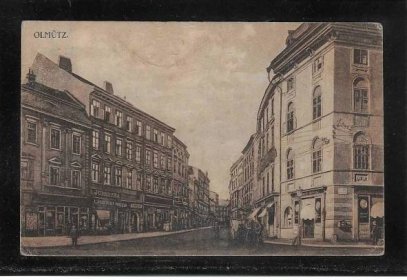 Olomouc - Ulice bez jmena - Pohled ca 1920 - Pohlednice místopis