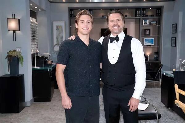 Crew Morrow and Joshua Morrow from 'The Bold and The Beautiful'