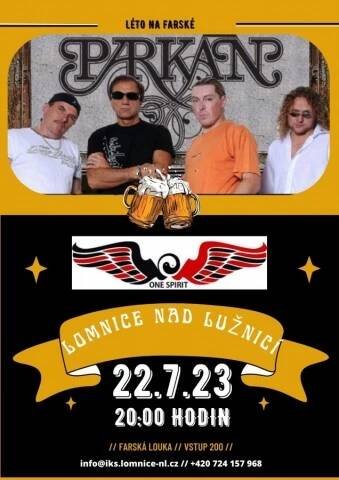 Koncert na Farské louce: Parkán a One Spirit | Třeboň a okolí - Třeboňsko.cz