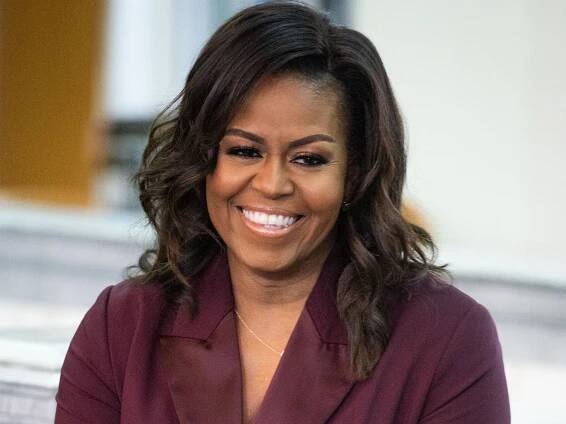 Michelle Obama Gave Her Natural Curls Blonde Ombré Highlights