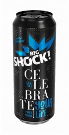 BIG SHOCK PARTY PUNCH energy drink 0,5l plech