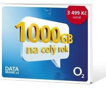 O2 Roční datové připojení 1 TB