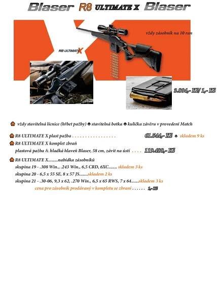 Blaser R8 a příslušenství - KOZAP.CZ