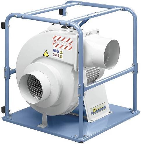Ivo GRANDIČ - Průmyslové vysavače, vysavače, čističe - Bernardo - SF 3000 B radiální ventilátor na odsávání pilin Bernardo