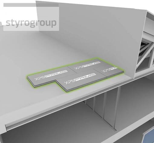 Styrotrade Synthos XPS Prime G 30 IR/120 mm rovná hrana (bal. 3,0 m²)