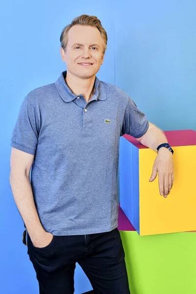 David Hornsby at an event for Mythic Quest (2020)