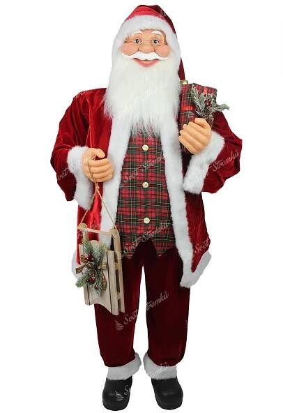 Dekorace Santa Claus Tradiční 150cm