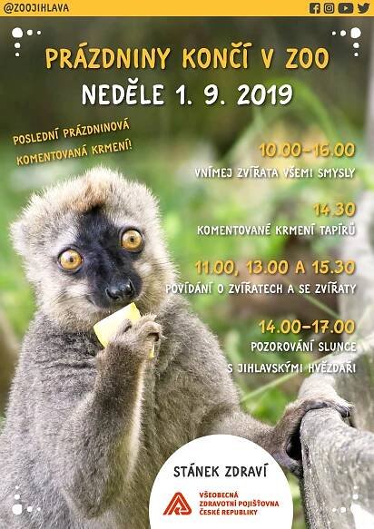 Prázdniny končí v zoo - Zoo Jihlava