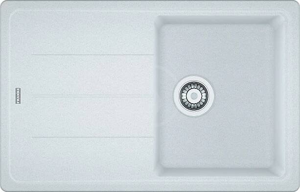 Franke Basis Fragranitový dřez BFG 611-78, 780x500 mm, bílá-led 114.0285.168