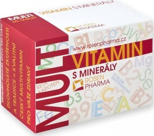 Rosen Pharma Multivitamin s minerály 60 tbl.