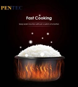 Pentec Rice Cooker TAC-220 1L Inner Pot For Easy Cleaning Automatic Keep warm Function